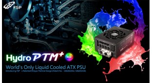 Блок питания FSP Hydro PTM+ охлаждается встроенным водоблоком