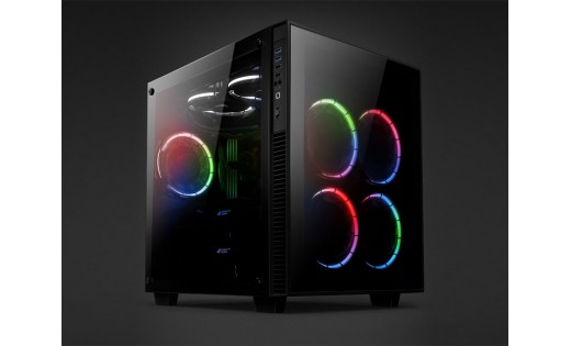  Anidees AI Crystal Cube RGB: двухсекционный корпус для мощных систем
