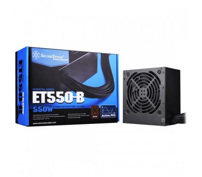 Блок питания SilverStone STRIDER ET550-B V1.2(550W),80+Bronze,aPFC,12см,24+8,6*SATA,2*PCIe,1*FDD,+3