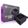 Блок питания Cooler Master MWE 500 Bronze V2,500W,12cm fan,a/PFC,24+8,4xPeripheral,6xSATA,2xPCIe