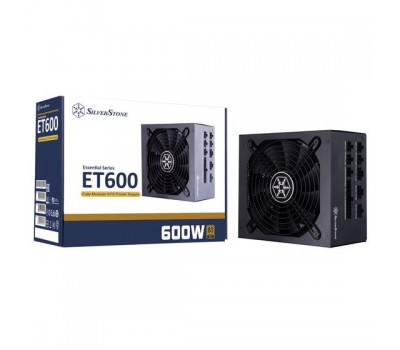 Блок питания SilverStone STRIDER ET600-MG (600W), 80+Gold,aPFC,12см,24+8,8*SATA,2*PCIe,+3, модульний