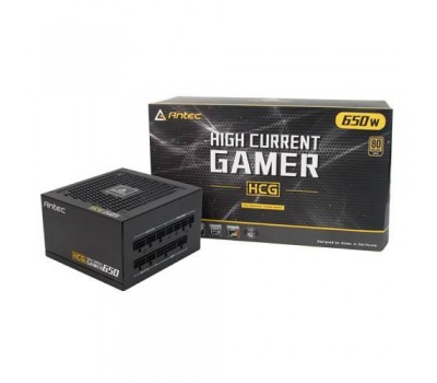 Блок питания Antec HCG650 Gold (650W) 80+GOLD, aPFC, 12см, 24+8,8*SATA,4*PCIe,+3,модульный