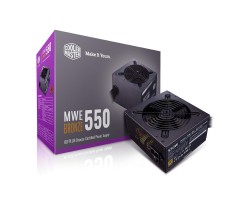 Блок питания Cooler Master MWE 550 Bronze V2,550W,12cm fan,a/PFC,24+8,4xPeripheral,6xSATA,2xPCIe