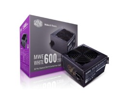 Блок питания Cooler Master MWE White V2 600W,12cm fan,a/PFC,24+8+8,3xPeripheral,6xSATA,4xPCIe
