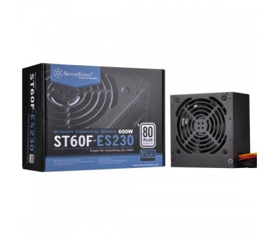 Блок питания SilverStone STRIDER ST60F-ES230 (600W), aPFC,12см,24+8,4*SATA,2*PCIe,1*FDD,+3