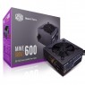Блок питания Cooler Master MWE 600 Bronze V2,600W,12cm fan,a/PFC,24+8,4xPeripheral,6xSATA,2xPCIe