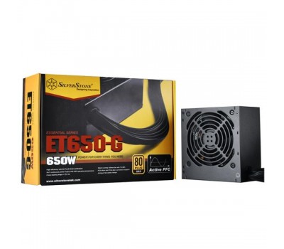 Блок питания SilverStone STRIDER ET650-G V1.2(650W), 80+Gold,aPFC,12см,24+8,8*SATA,4*PCIe,1*FDD,+3