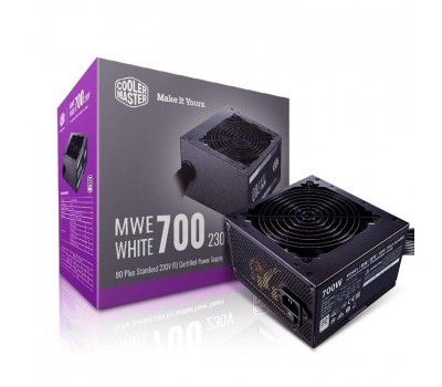Блок питания Cooler Master MWE White V2 700W,12cm fan,a/PFC,24+8+8,3xPeripheral,6xSATA,4xPCIe