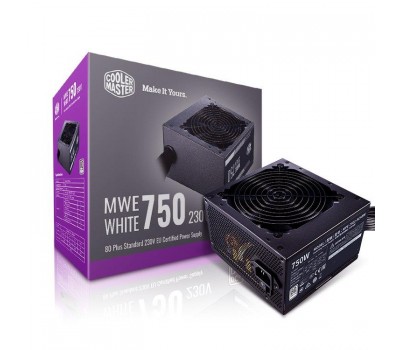 Блок питания Cooler Master MWE White V2 750W,12cm fan,a/PFC,24+8+8,3xPeripheral,6xSATA,4xPCIe