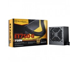 Блок питания SilverStone STRIDER ET750-G V1.2(750W), 80+Gold,aPFC,12см,24+8,8*SATA,4*PCIe,1*FDD,+3