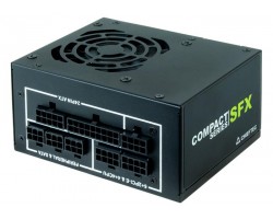 Блок питания CHIEFTEC RETAIL Compact CSN-550C, 8cm fan,a/PFC,24+8,3xPeripheral,4xSATA,2xPCIe,SFX