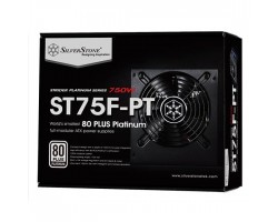Блок питания SilverStone STRIDER ST75F-PT V1.1(750W),80+Pl,aPFC,14см,24+2*8,8*SATA,4*PCIe,+2,мод.