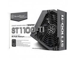 Блок питания SilverStone STRIDER ST1100-TI (1100W),80+Ti,aPFC,14см,24+2*8,16*SATA,8*PCIe,+6,мод.