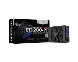 Блок питания SilverStone STRIDER ST1200-PT(1200W),80+Plat,aPFC,14см,24+2*8,16*SATA,8*PCIe,+6,мод.