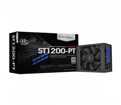 Блок питания SilverStone STRIDER ST1200-PT(1200W),80+Plat,aPFC,14см,24+2*8,16*SATA,8*PCIe,+6,мод.