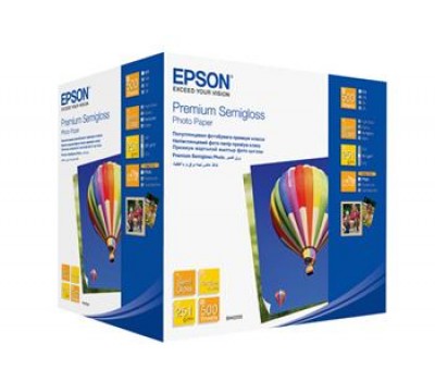 Бумага Epson 100mmx150mm Premium Semiglossy Photo Paper, 500л.