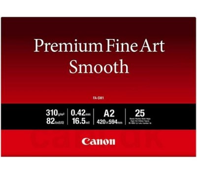 Бумага Canon A2 Premium Fine Art Paper Smooth, 25л