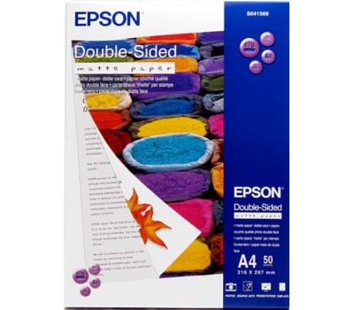 Бумага Epson A4 Double-Sided Matte Paper, 50л.