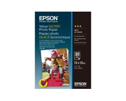 Бумага Epson 100mmx150mm Value Glossy Photo Paper 20 л.