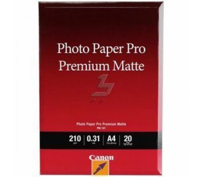 Бумага Canon A4 Photo Paper Premium Matte, 20л