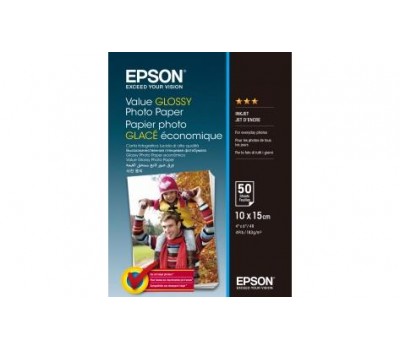 Бумага Epson 100mmx150mm Value Glossy Photo Paper 50 л.