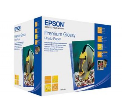 Бумага Epson 130mmx180mm Premium Glossy Photo Paper, 500л.