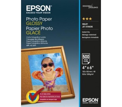 Бумага Epson 100mmx150mm Glossy Photo Paper, 500л
