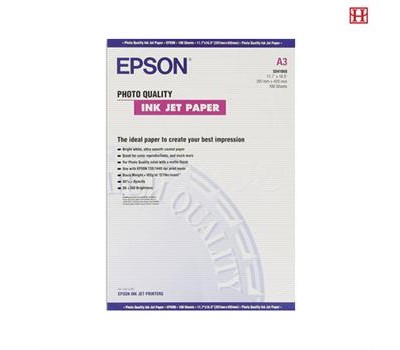 Бумага Epson A3 Photo Quality Ink Jet Paper, 100л.