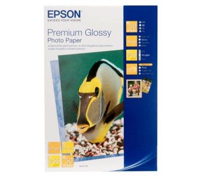 Бумага Epson 100mmx150mm Premium Glossy Photo Paper, 50л.