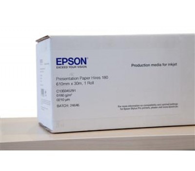 Бумага Epson Presentation Paper HiRes (180) 24"x30m