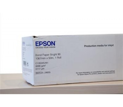 Бумага Epson Bond Paper Bright (90) 42"x50m