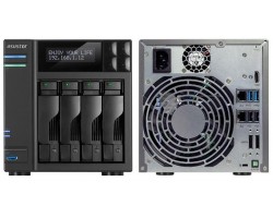 Сетевое хранилище ASUSTOR AS6204T 4x2.5/3.5 SATA, 2x1GE, 3xUSB3.0, 2xUSB2.0, 2x-eSATA, 1xHDMI,SPDIF