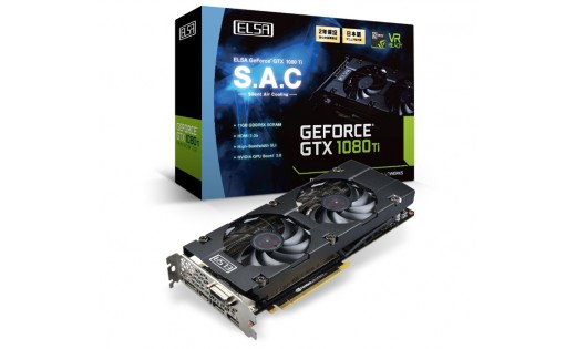       ELSA представила мощный ускоритель GeForce GTX 1080 Ti 11GB S.A.C
