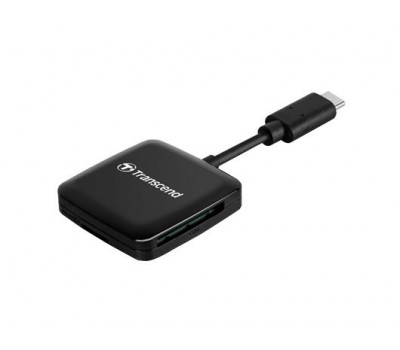 Кардридер Transcend USB 3.2 Gen 1 Type-C SD/microSD Black