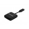 Кардридер Transcend USB 3.2 Gen 1 Type-C SD/microSD Black