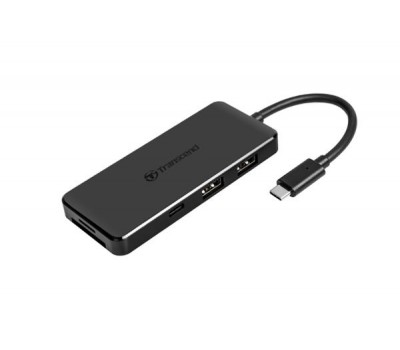Хаб Transcend USB Type-C HUB 6 ports microSD/SD Black