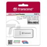Кардридер Transcend USB 3.0 microSD/SD White