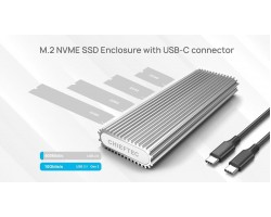 Корпус для SSD M.2 PCIe NVMe CHIEFTEC CEB-M2C USB 3.1 Gen2 Type-C (2230/2242/2260/2280)