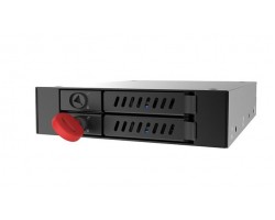 Отсек для накопителя CHIEFTEC Backplane CMR-225, 2x2.5" HDD/SSD,1x3.5" EXT Slot,SATA,черный,RETAIL