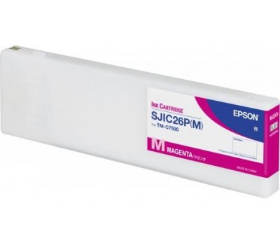Картридж Epson SJIC26P принтера ColorWorks C7500 Magenta
