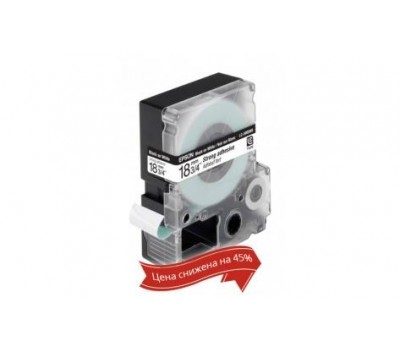 Картридж с лентой Epson LK5WBW принтеров LW-400/400VP/700 Strng adh Blk/Wht 18mm/9m