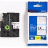 Термо-лента Brother 18mm Security черный на белом