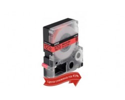 Картридж с лентой Epson LK4RBP принтеров LW-300/400/400VP/700 Pastel Black/Red 12mm/9m