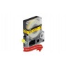 Картридж с лентой Epson LK4YBP принтеров LW-300/400/400VP/700 Pastel Black/Yellow 12mm/9m