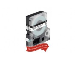 Картридж с лентой Epson LK4TBN принтеров LW-300/400/400VP/700 Clear Blk/Clear 12mm/9m