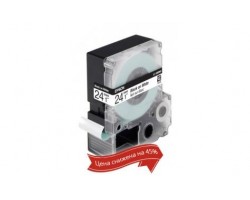 Картридж с лентой Epson LK6WBN принтеров LW-700 Std Blk/Wht 24mm/9m