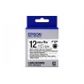 Картридж с лентой Epson LK4TBW принтеров LW-300/400/400VP/700 Strng adh Blk/Clear 12mm/9m