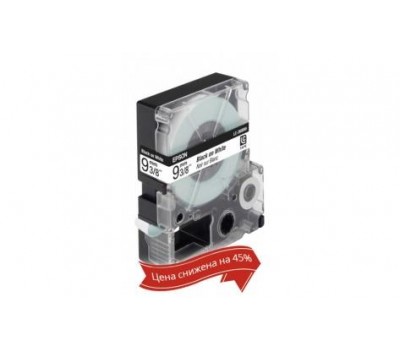 Картридж с лентой Epson LK3WBN принтеров LW-300/400/400VP/700 Std Blk/Wht 9mm/9m