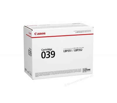 Картридж Canon 039 LBP351/352 Black (11000 стр)