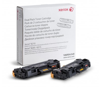 Тонер картридж Xerox B205/B210/B215 Black (2*3000 стр) Двойная упаковка